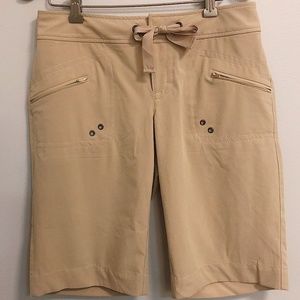 ATHLETA Tan Breeze Bermuda Hiking Athletic Short 0